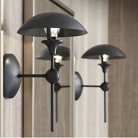 Black wall sconce by kohler lighting from the vorleigh series